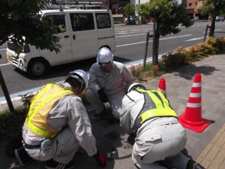 地下埋設物ルート調査