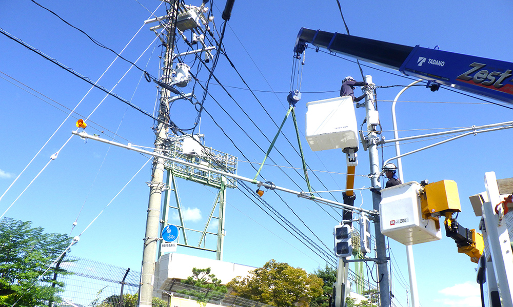 視覚障碍者用音響付加装置設置工事